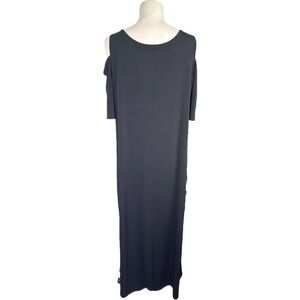 Chico’s Stretchy Black Pullover Maxi Dress XL